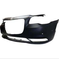 New Front Bumper Cover Fascia for Chrysler 300 Fits 2015 To 2022. Comes black primed ready to paint.