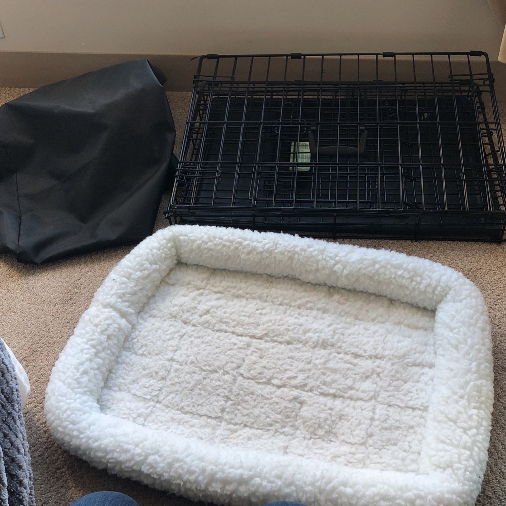 Midwest Dog Crate With Bed And Cover