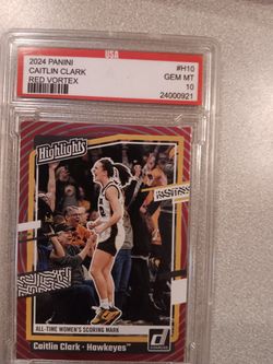 RARE INSERT Caitlin Clark Rookie USA Gem Mint 💎 10