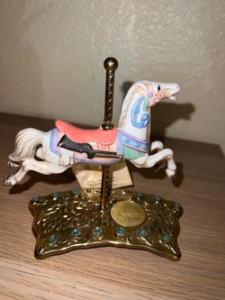 1989 Tobin Fraley Willitts Galleries Carousel Horse Figurine w/ Original Tag