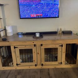 Beautiful Hand Built Large  Dog Crate 