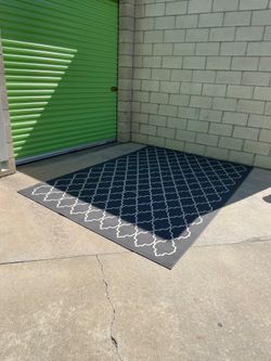 Gray ikea rug like new condition super clean