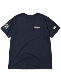 Pflueger Racing Graphic T-Shirt Navy Blue XL Fits Large Double-Sided