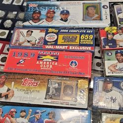 Factory Sealed Baseball Complete sets! 