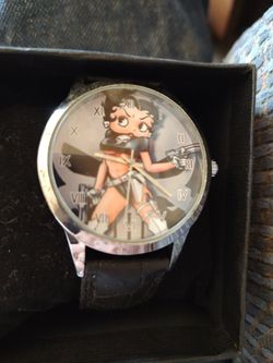 Betty Boop In Black Watch