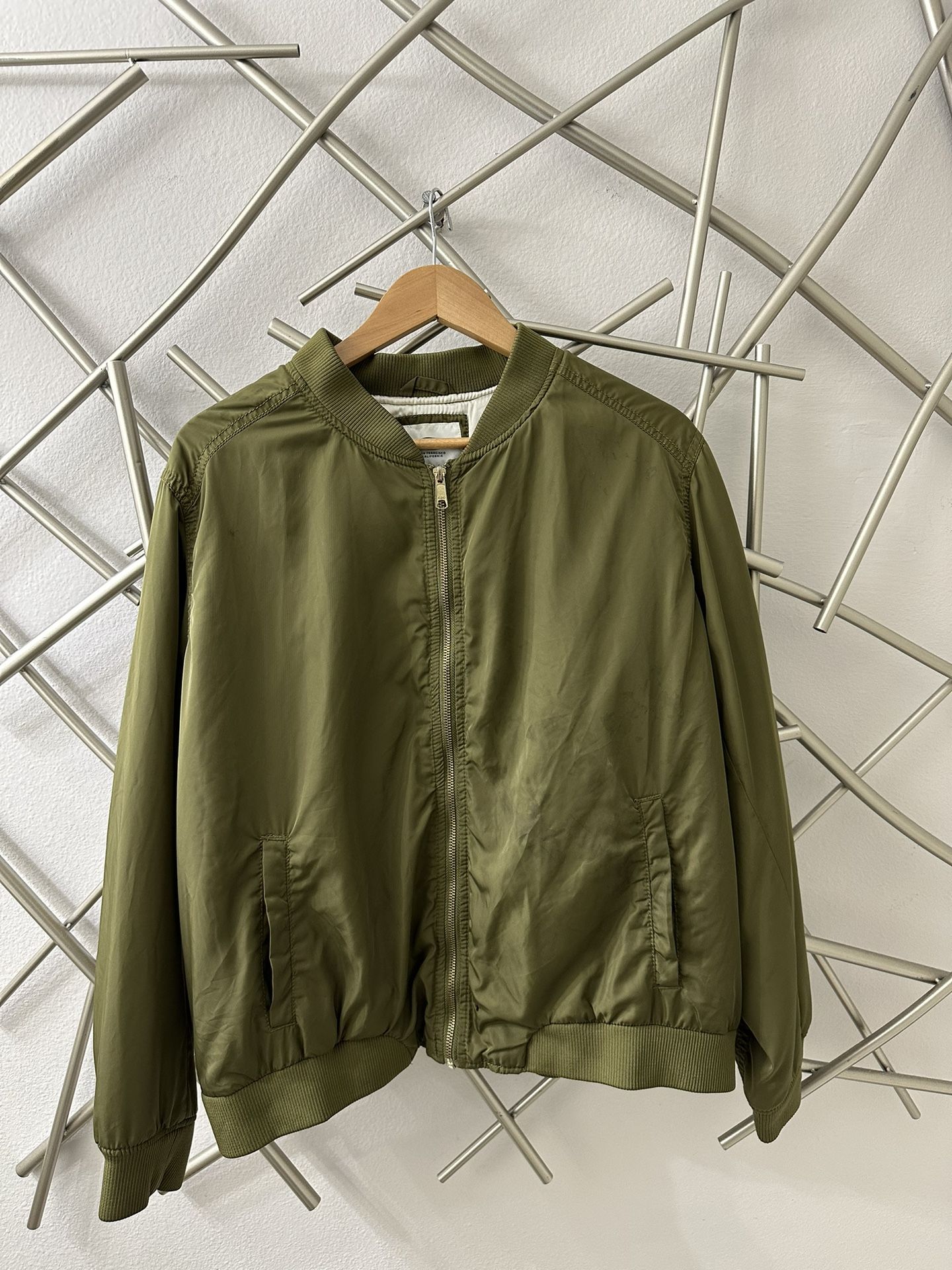 Olive Green Bomber Jacket Old Navy