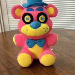 Funko Five Nights At Freddys Blacklight 8" Plush FNAF Freddy FazBear Pink