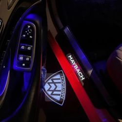 2 Maybach Mercedes Projector LED Door Puddle Lights Other Items Seen Sold Separate SHIPPING AVAILABLE