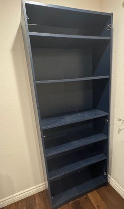 Ikea Bookcase - Blue Billy w/Doors