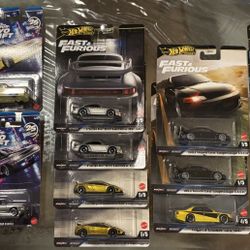 Whole Set Fast And Furious Hot Wheels 