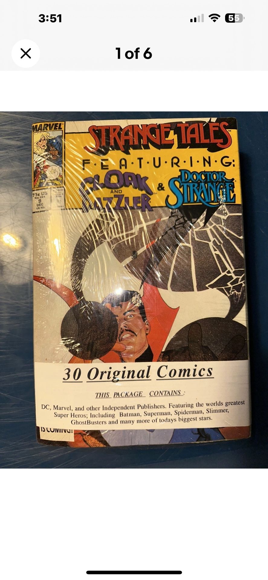 Lot of 30 Factory-Sealed Vintage Comic Books 