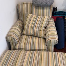 Armchair and Ottoman