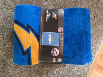 Brand new Chargers Blanket 60"x 84"