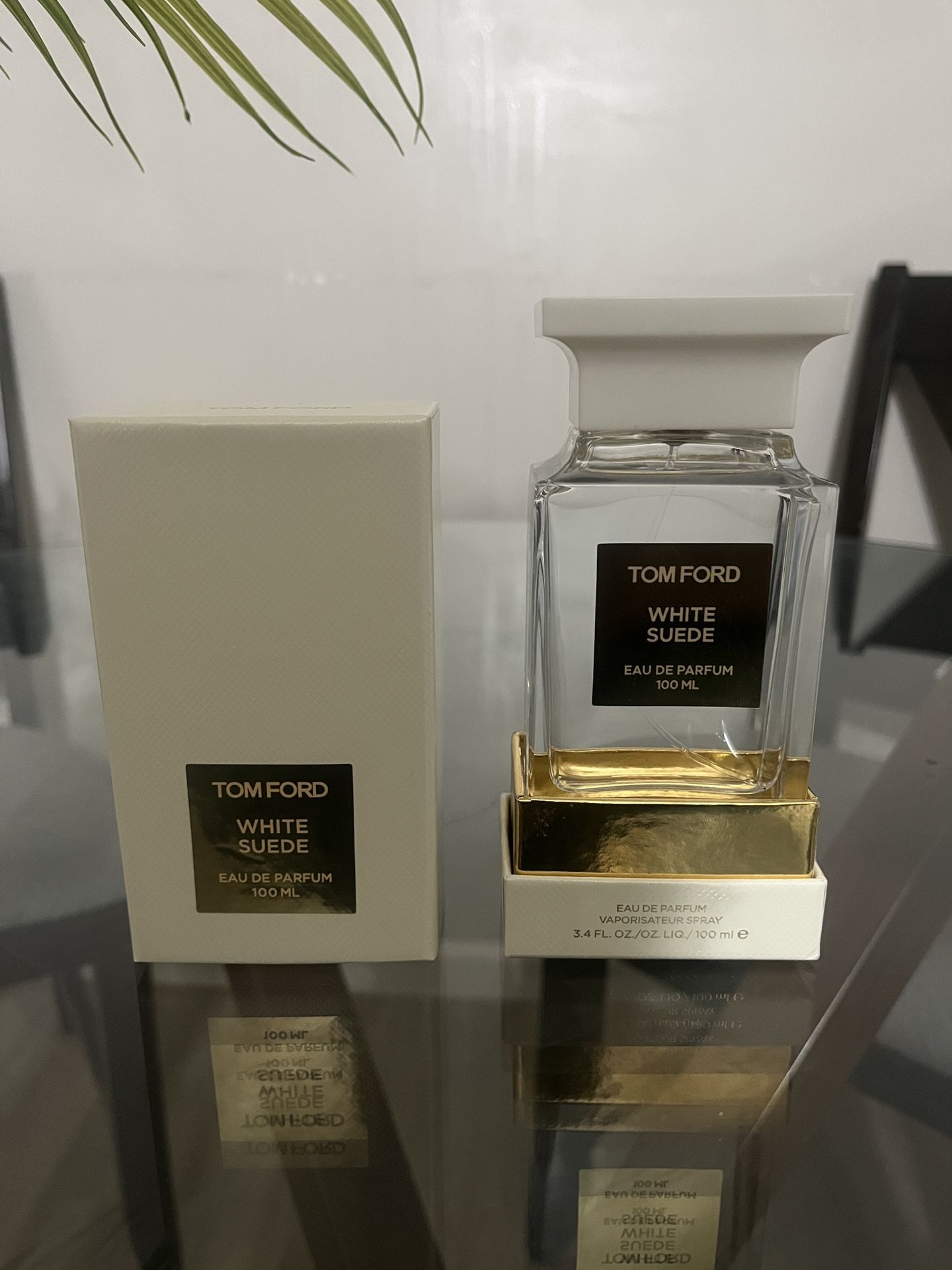 Tom Ford White Suede