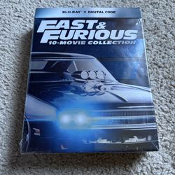 Sealed Fast And Furious 1-10 Blu-ray