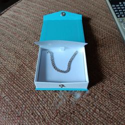 STERLING SILVER BRACELET   ( 7")