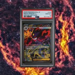 Pokemon Mega Dream EX High Class Expansion Set Japanese JP Mega Gengar EX 240/193 Special Art Rare SAR PSA 10 Slab card FS/FT