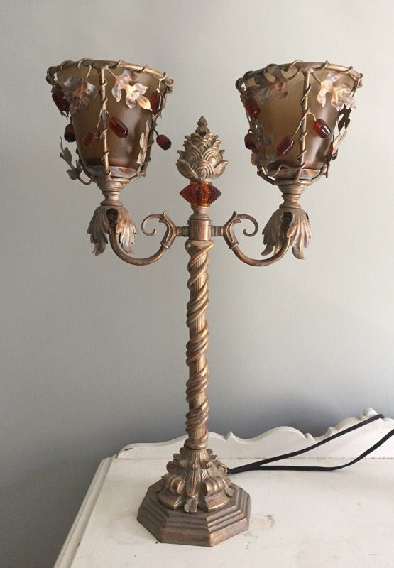 Victorian lamps, Shabby chic, vintage!