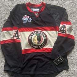 Chicago Blackhawks HJALMARSSON Reebok Winter Classic 2009 Jersey — New With Tags — Men’s L/XL 