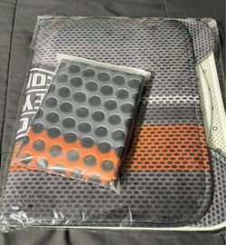 Bath mat & shower curtain set Motorcycle