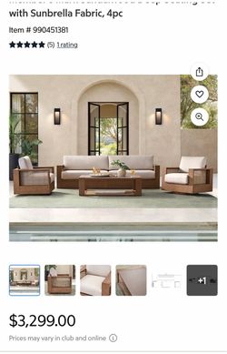 Patio furniture