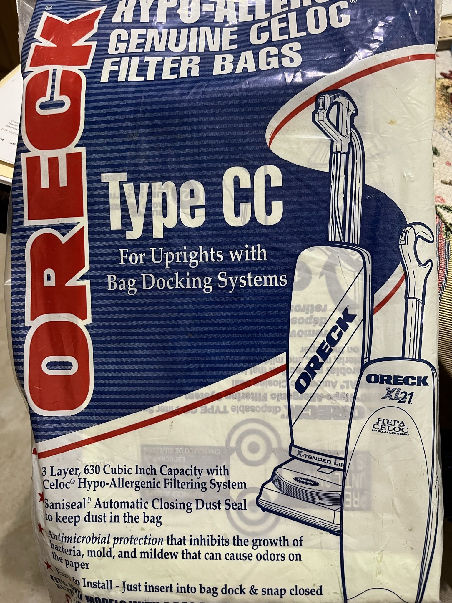 ORECK Vacuum Cleaner Bags