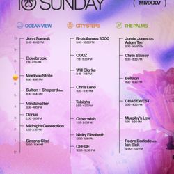 Sunday CRSSD ticket