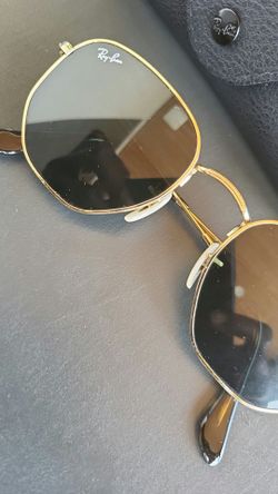 Ray-Ban Square Sunglasses Gold Frame
