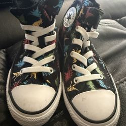 Converse Youth Size 1 Dinosaur 