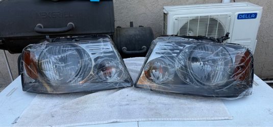 04-08 Ford F-150 Smoke Amber Headlights