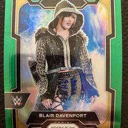 Blair Davenport 2024 Panini Prizm WWE #140 GREEN PRIZM! 