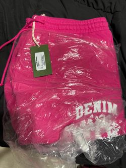 Denim Tears — Pink Sweatpants XL