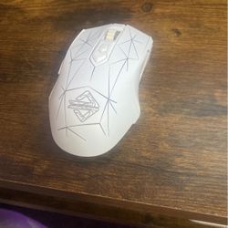 RGB Mouse White. Gaming. Cool.