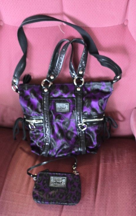Coach Purse and Wristlet