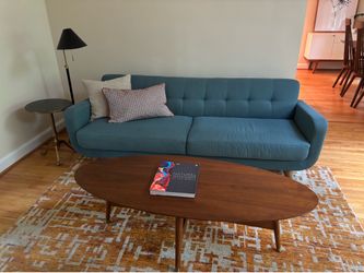 Mid-Century Modern (MCM) Sofa in Teal