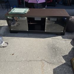 Wooden entertainment Center 