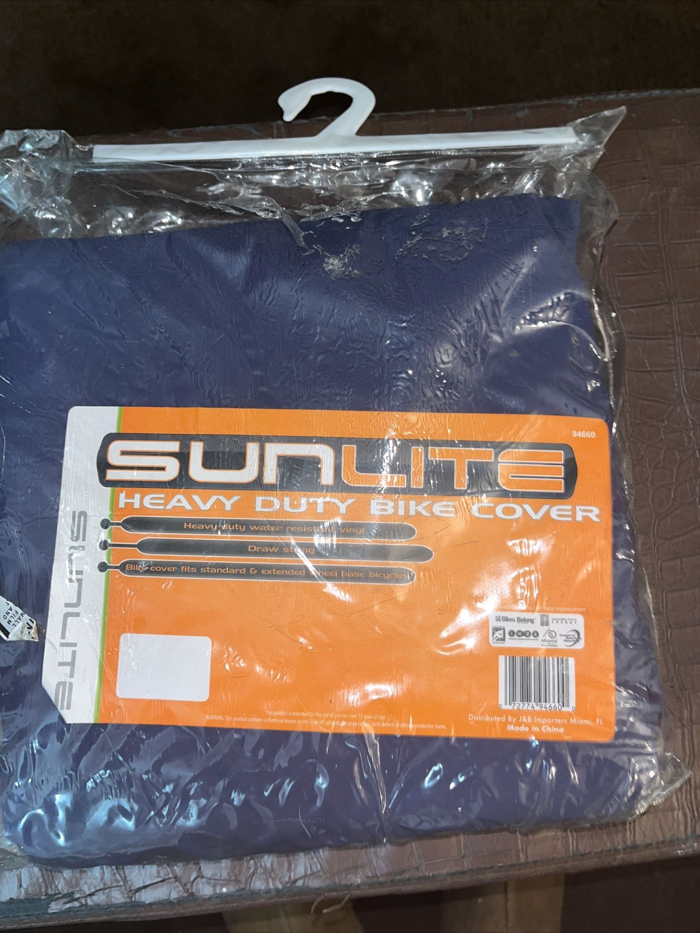 Sunlite Navy Blue Heavy Duty Bike Cover Bikes Heavy Duty NWT