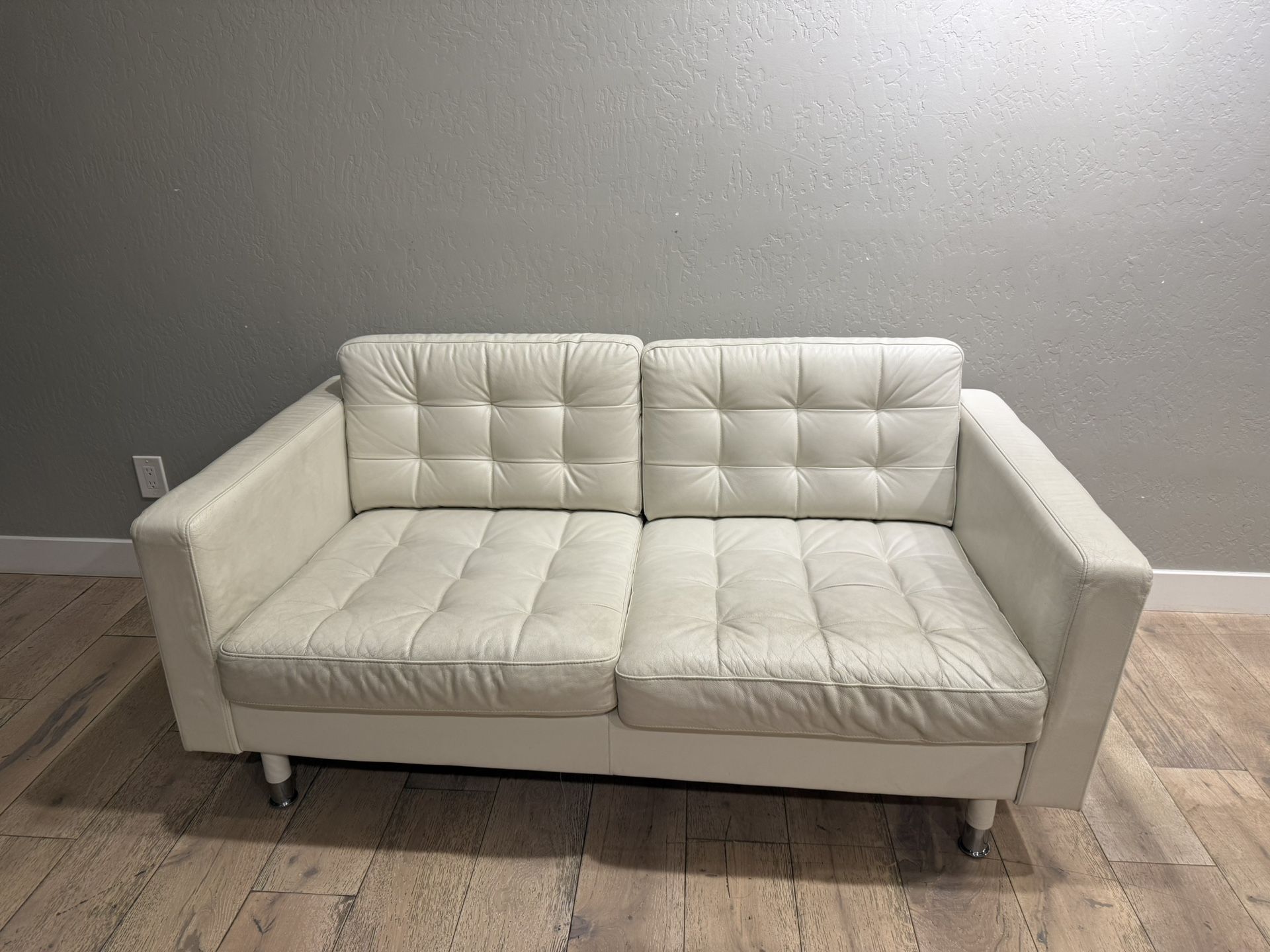 IKEA White Morabo Loveseat Sofa Couch
