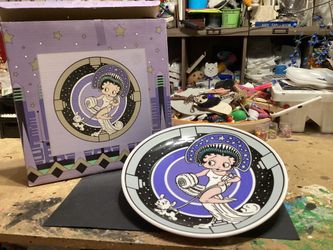 Vintage Deco Betty Boop Plate