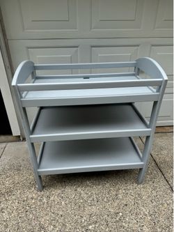 Grey Changing Table