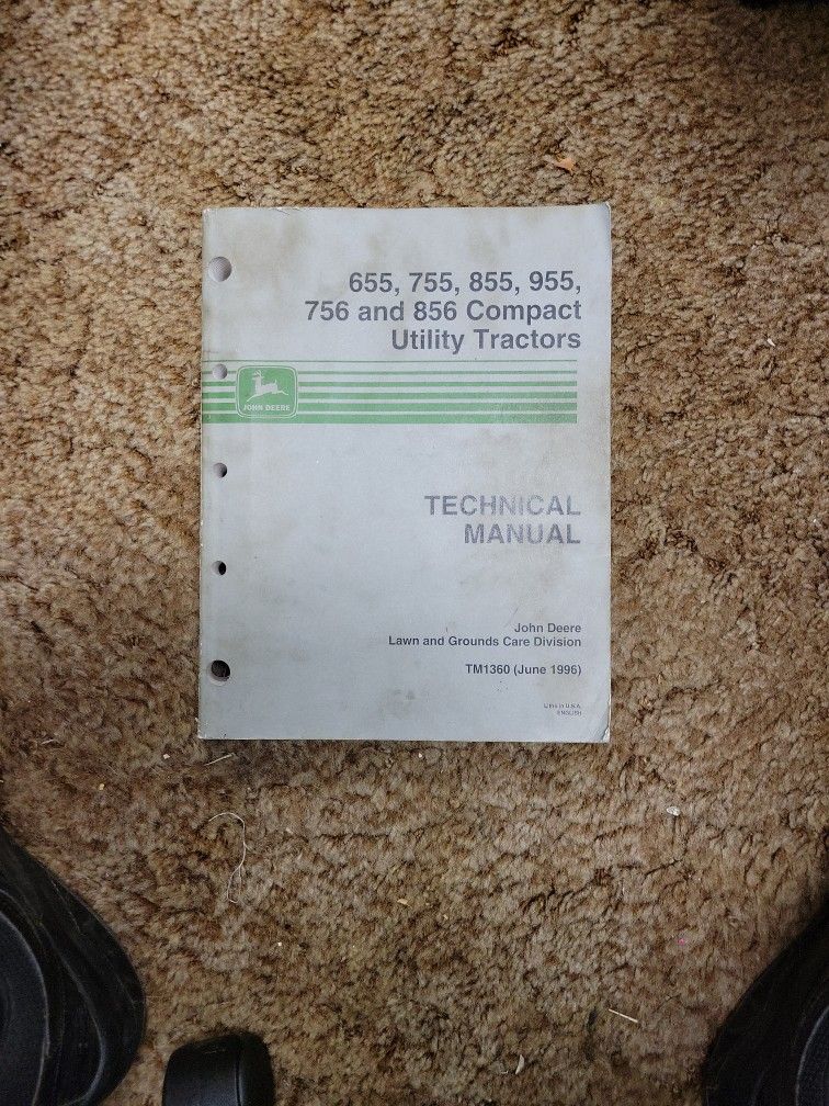 Deere  Technical manual 6 55 7 55 8 55 9 55 7 56 and 856