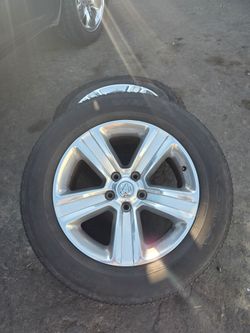Ram Truck Polished Aluminum Wheels with Tires