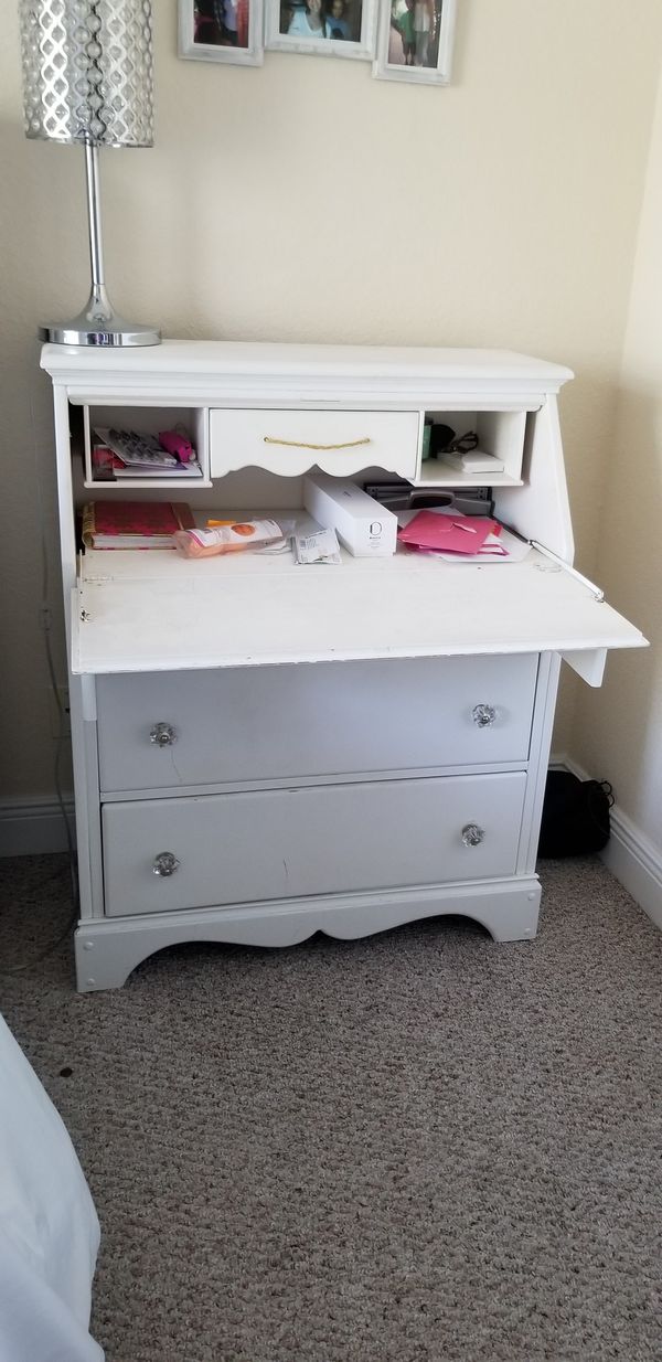 Shabby Chic Coastal Living Solid Wood White Secretary Desk For Shabby Chic Coastal Living Solid Wood White Secretary Desk For In Boynton Beach Fl Offerup