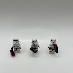 Lego Star Wars Stormtroopers with Gun Mini Figures. Set Of 3