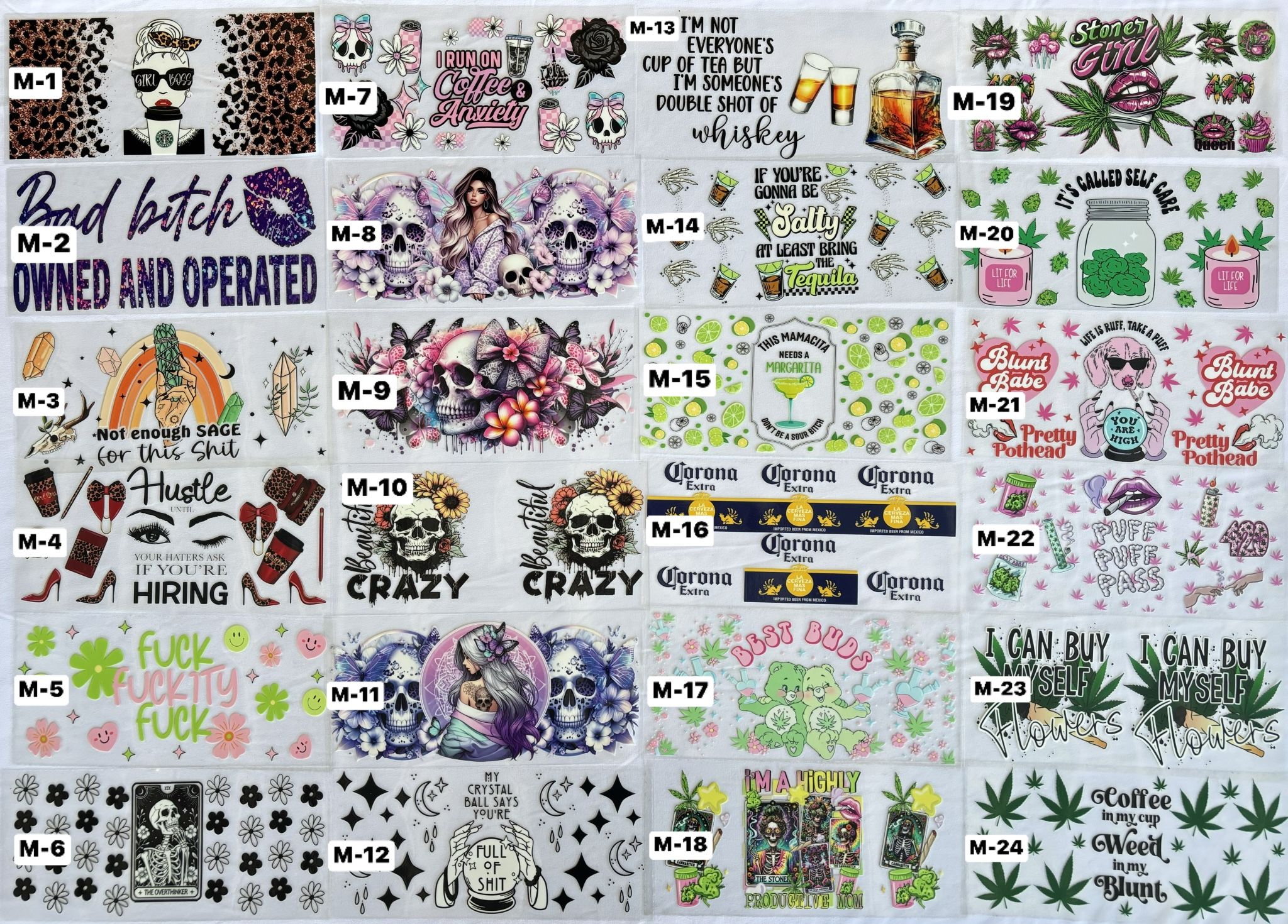 Uv Dtf Cup Wraps (please Read Description)