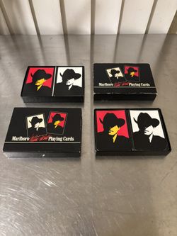 Vintage Marlboro Wild West Playing Cards