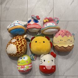 Squishmallows Hello Kitty Sanrio Pompompurin