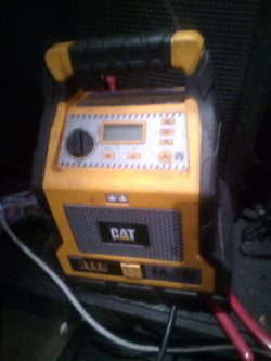 CAT Power Station with Jump Starter, Tire Compressor, and Power Inverter