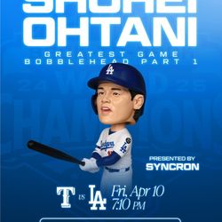 Dodgers Tickets  - Shohei Ohtani “Greatest Game”