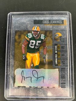 Greg Jennings Playoff Contenders Rookie Auto Card